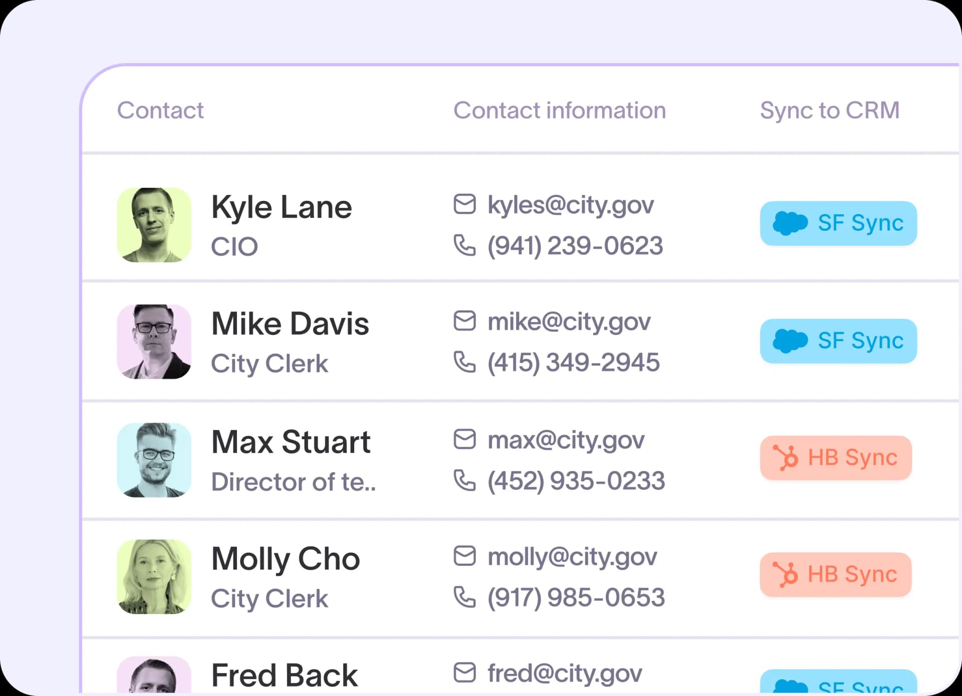 Keep every contact verified, current, and complete